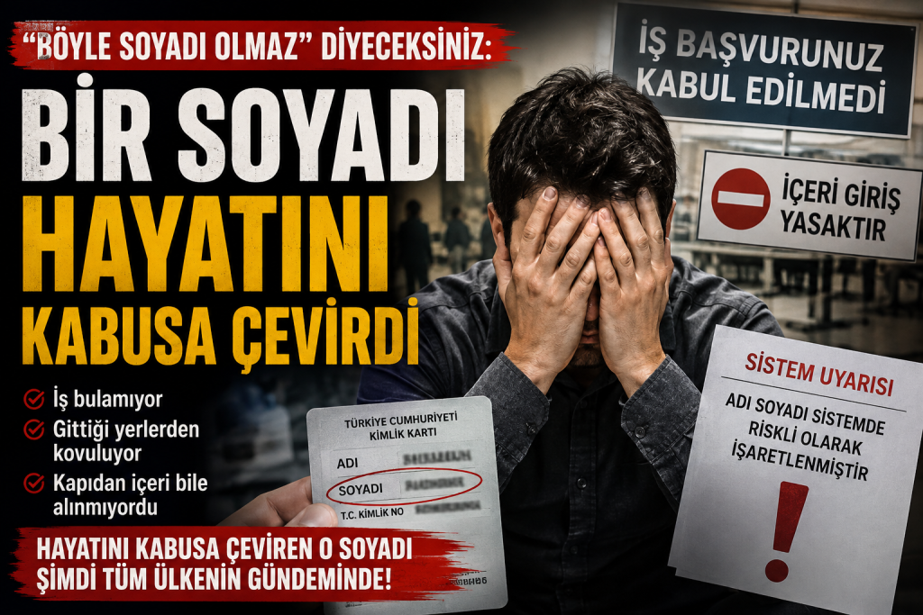 “Böyle Soyadı Olmaz” Diyeceksiniz: Bir Soyadı Hayatını Kabusa Çevirdi