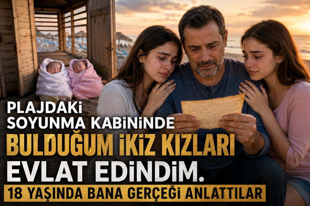 Plajdaki Soyunma Kabininde Bulduğum İkiz Kızları Evlat Edindim
